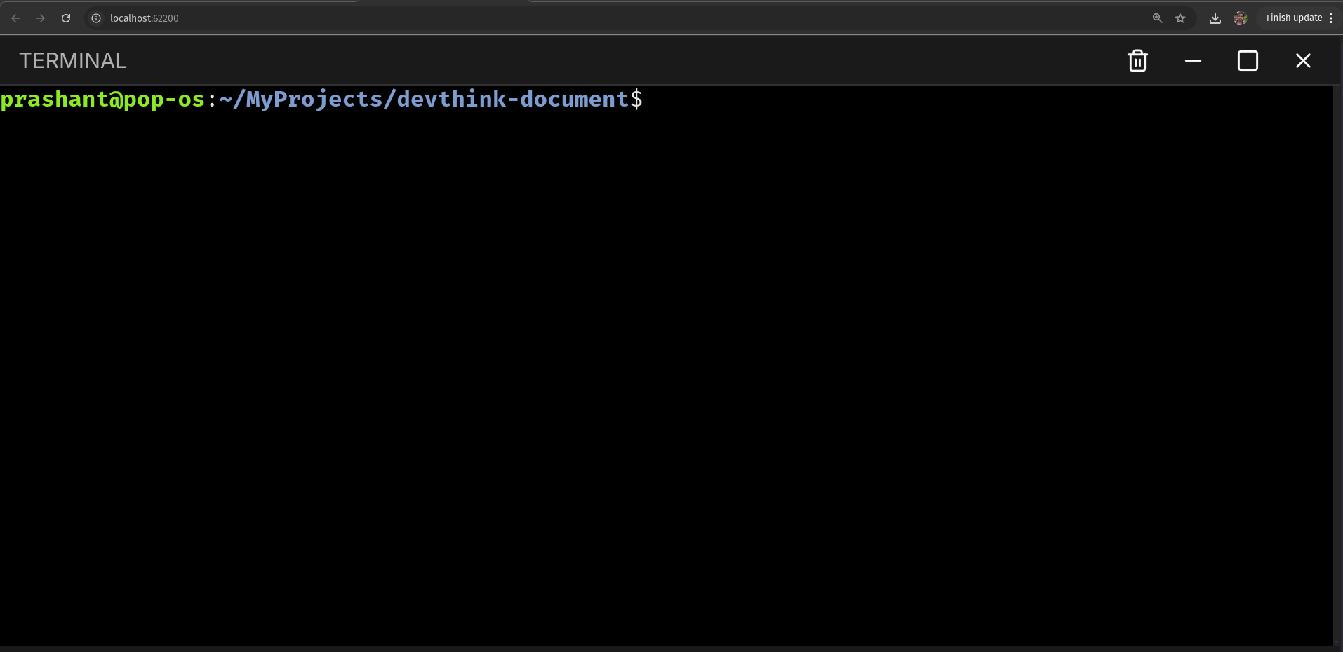 Full screen / minimize / maximize controls